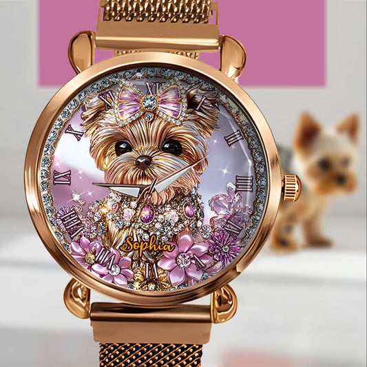 Yorkshire Terrier Lover - Personalized Dog Women Hand Watch