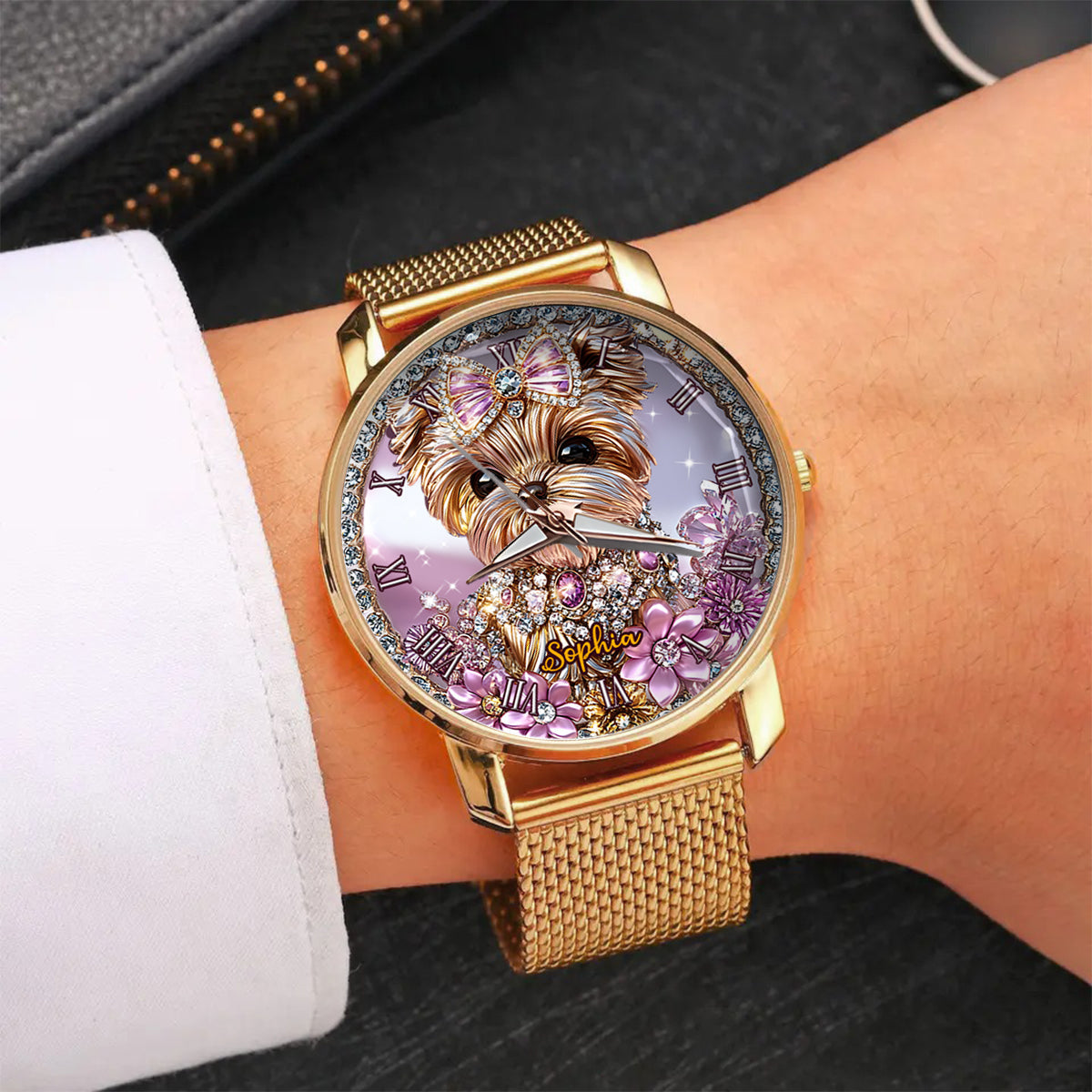 Yorkshire Terrier Lover - Personalized Dog Women Hand Watch