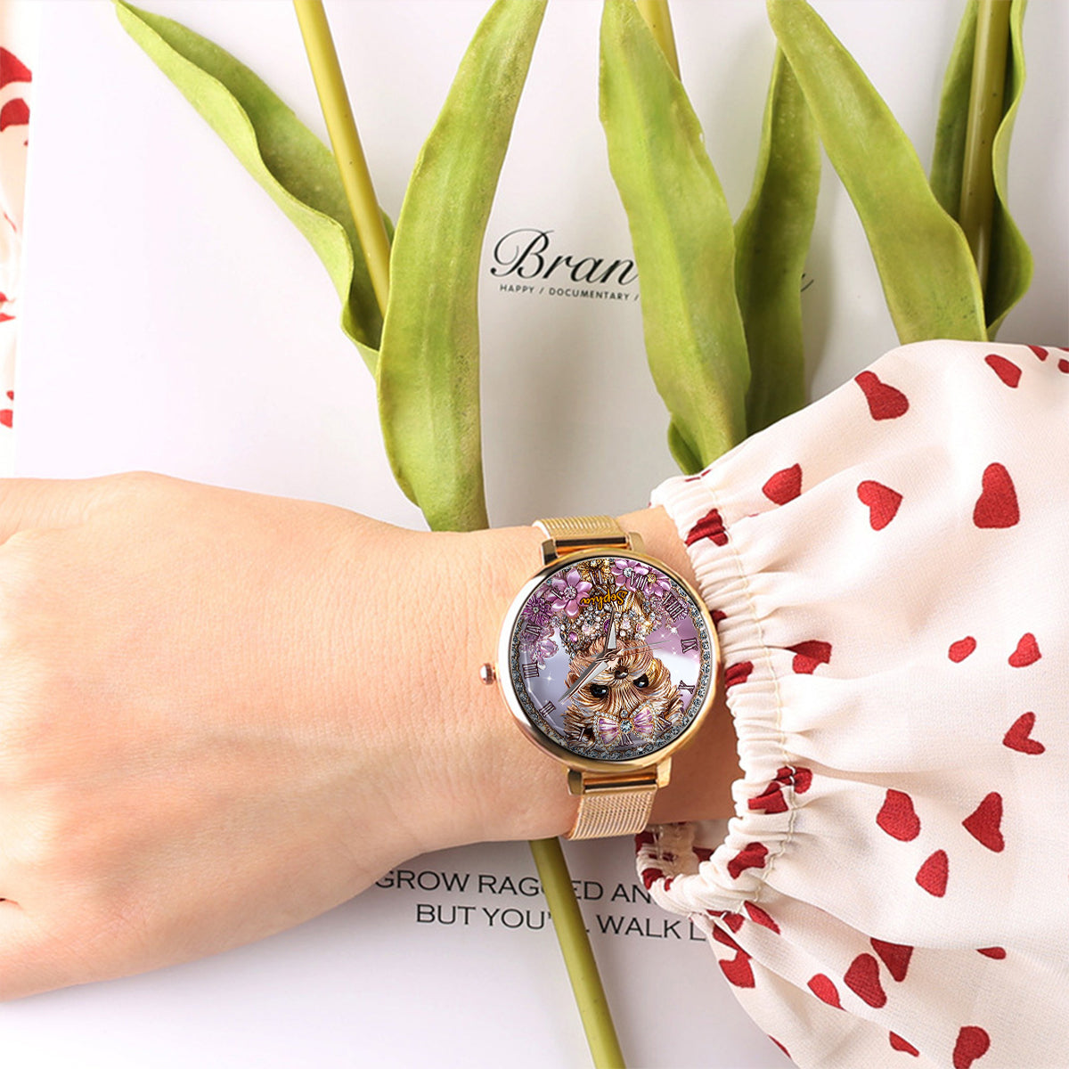 Yorkshire Terrier Lover - Personalized Dog Women Hand Watch