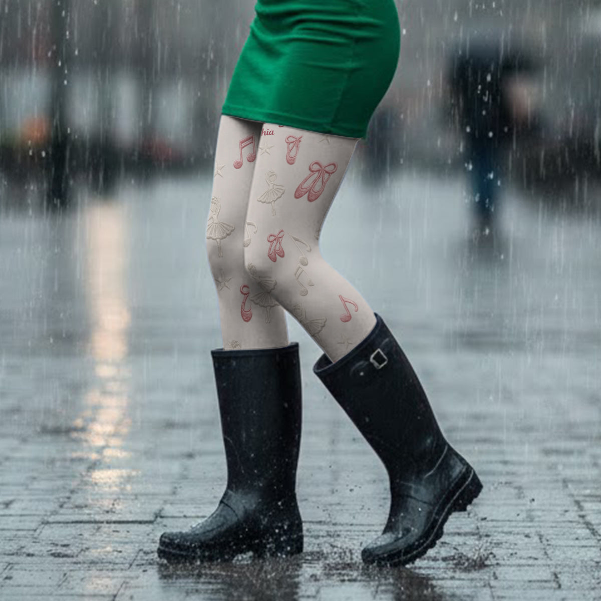 Ballerina Gift - Personalized Ballet Women Pantyhose Tights