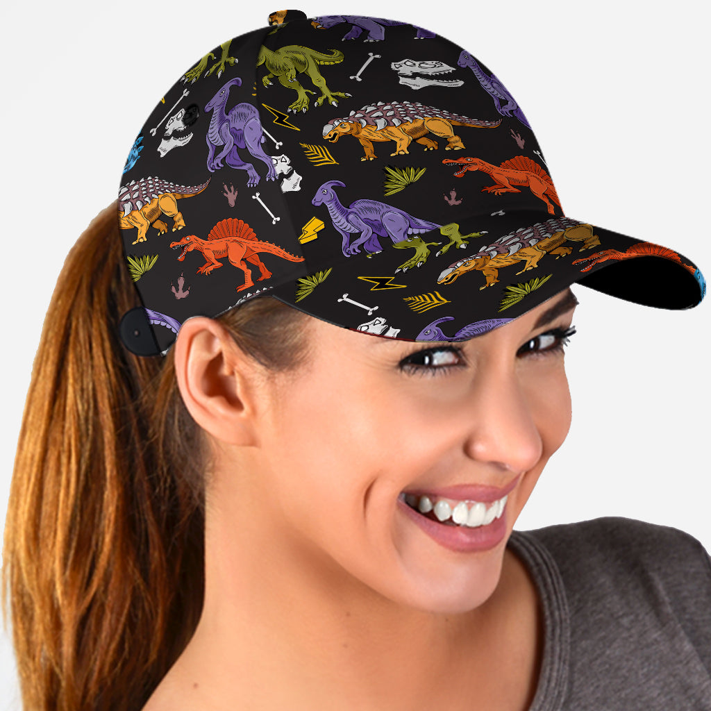 Children's Dinosaur Design - Personalized Kid Classic Cap