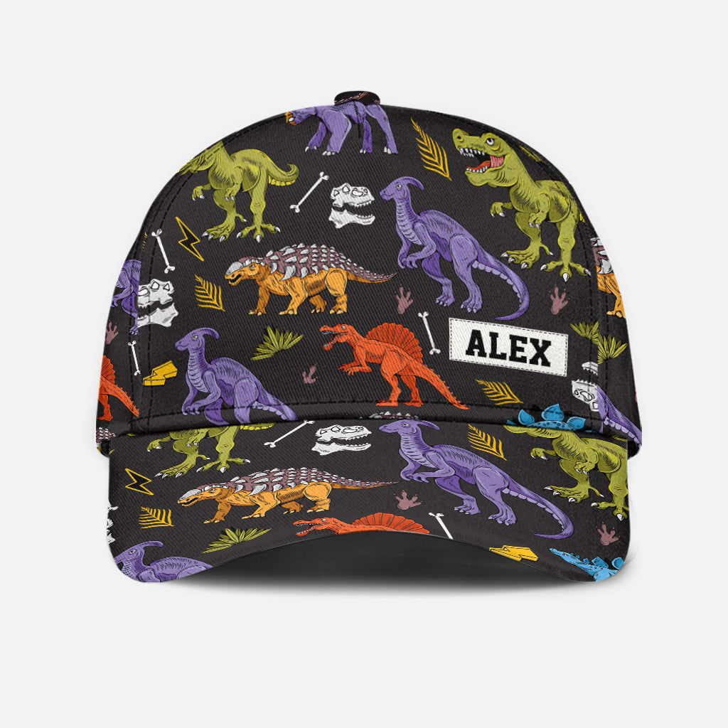 Children's Dinosaur Design - Personalized Kid Classic Cap