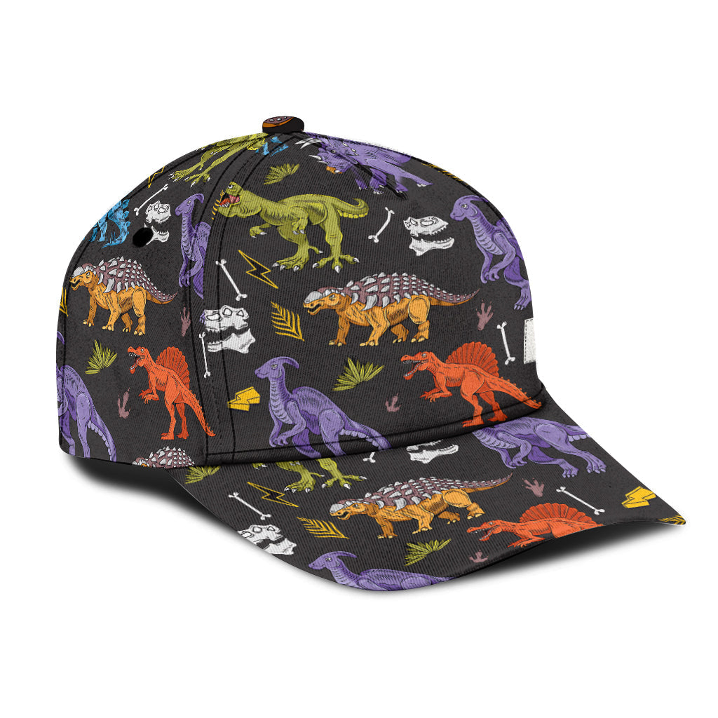 Children's Dinosaur Design - Personalized Kid Classic Cap
