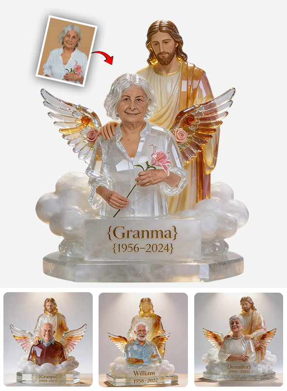 Memorial Gift For Lost Of Loved Ones - Personalized Memorial Custom Shaped Acrylic Plaque