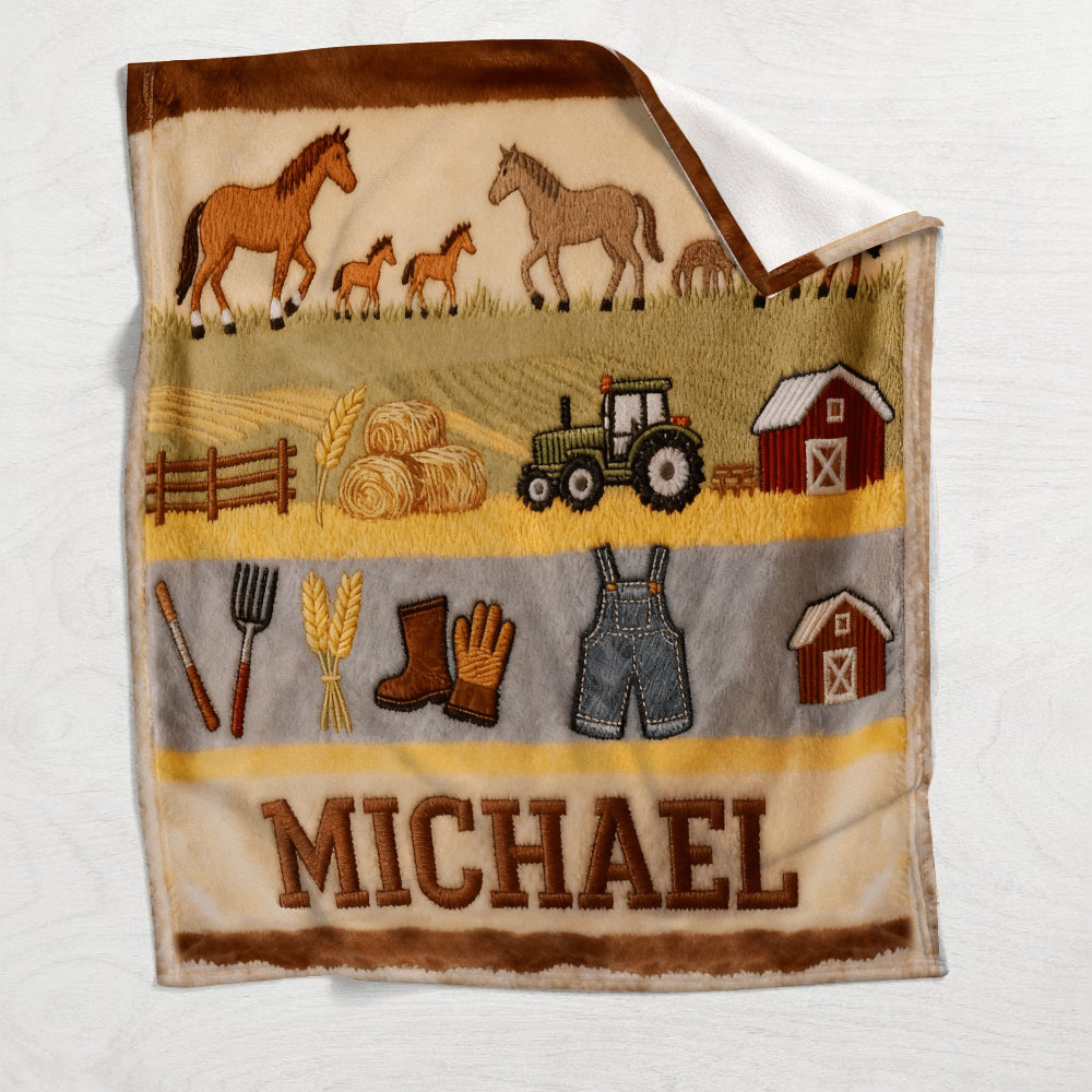 Farmer Life - Personalized Farmer Blanket