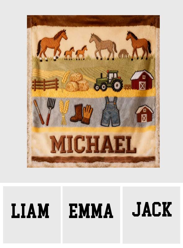 Farmer Life - Personalized Farmer Blanket