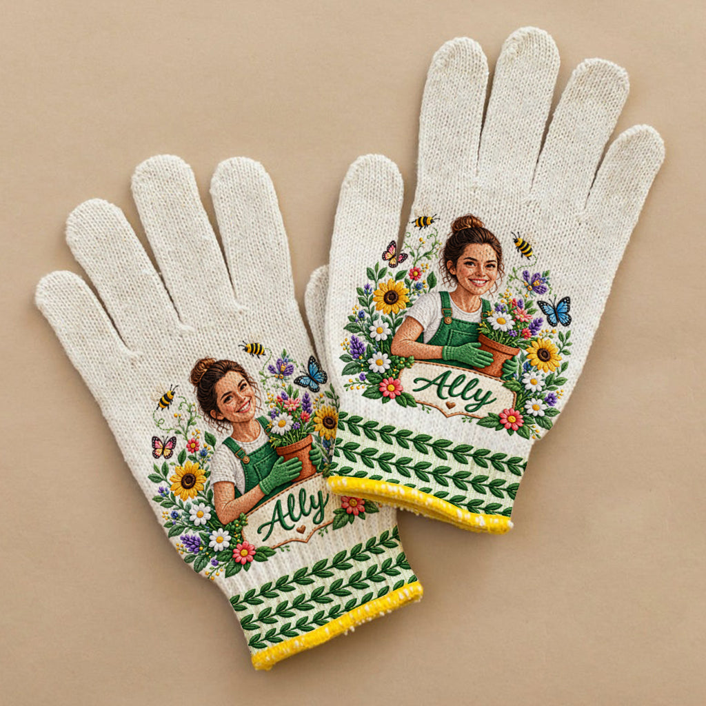 Gardening Lovers, Gift for Gardener - Personalized Gardening Garden Gloves