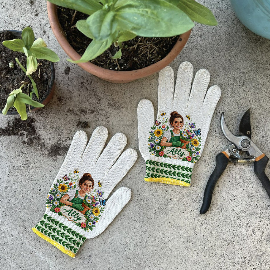 Gardening Lovers, Gift for Gardener - Personalized Gardening Garden Gloves