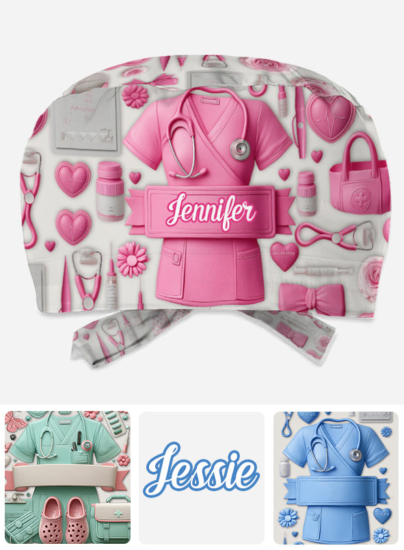 Nurse Life - Personalized Nurse Scrub Cap