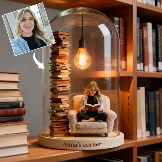 Love Reading - Personalized Book Acrylic LED Night Light