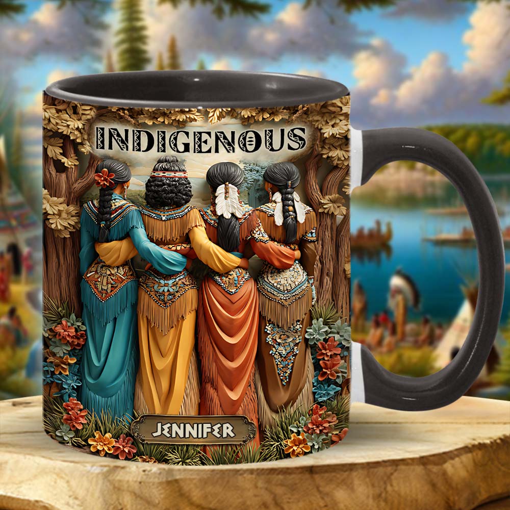Indigenous - Personalized American Indian Accent Mug
