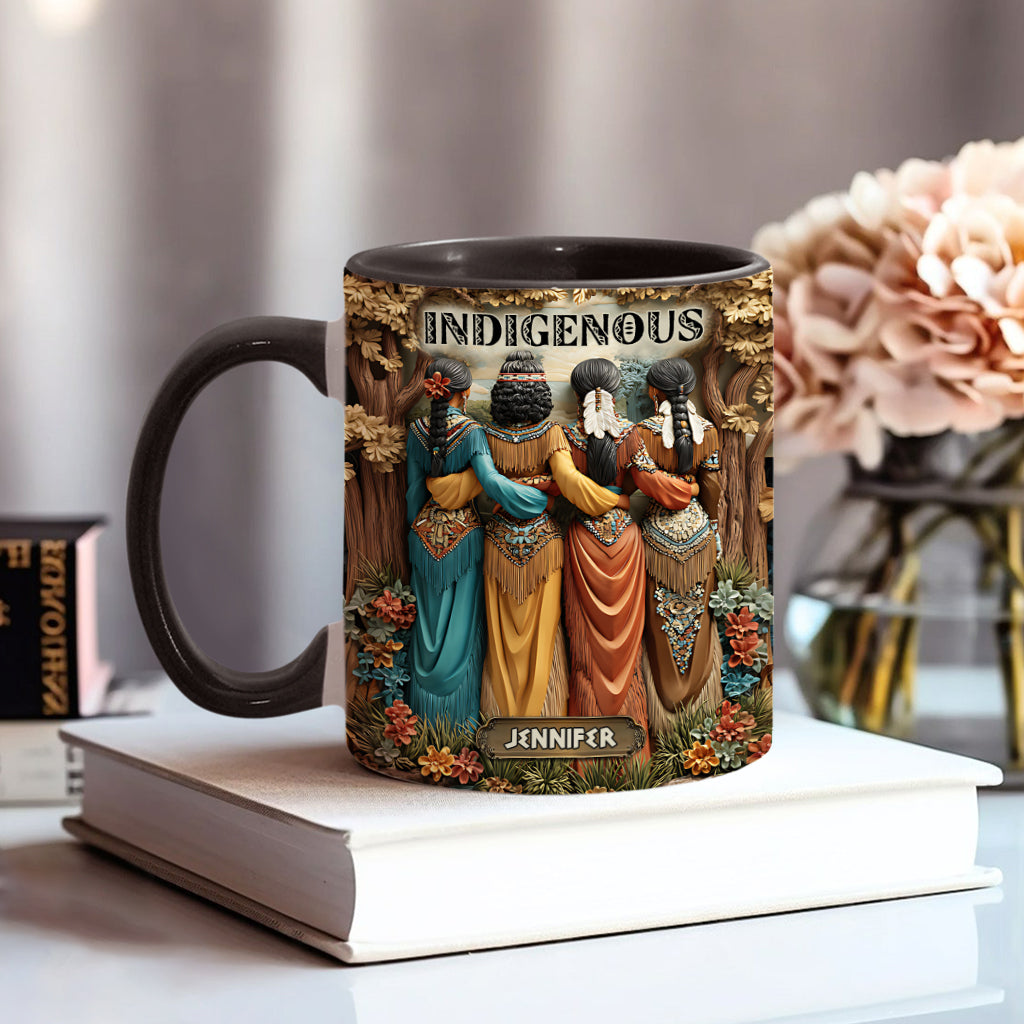 Indigenous - Personalized American Indian Accent Mug