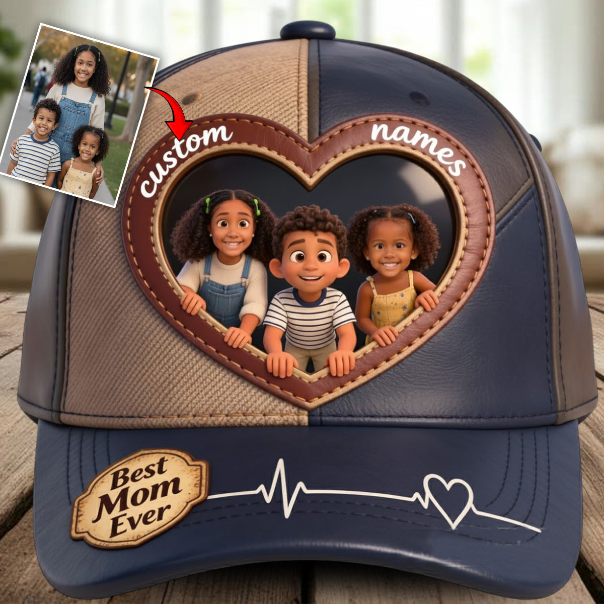 Custom From Any Photo - Personalized Mother Classic Cap