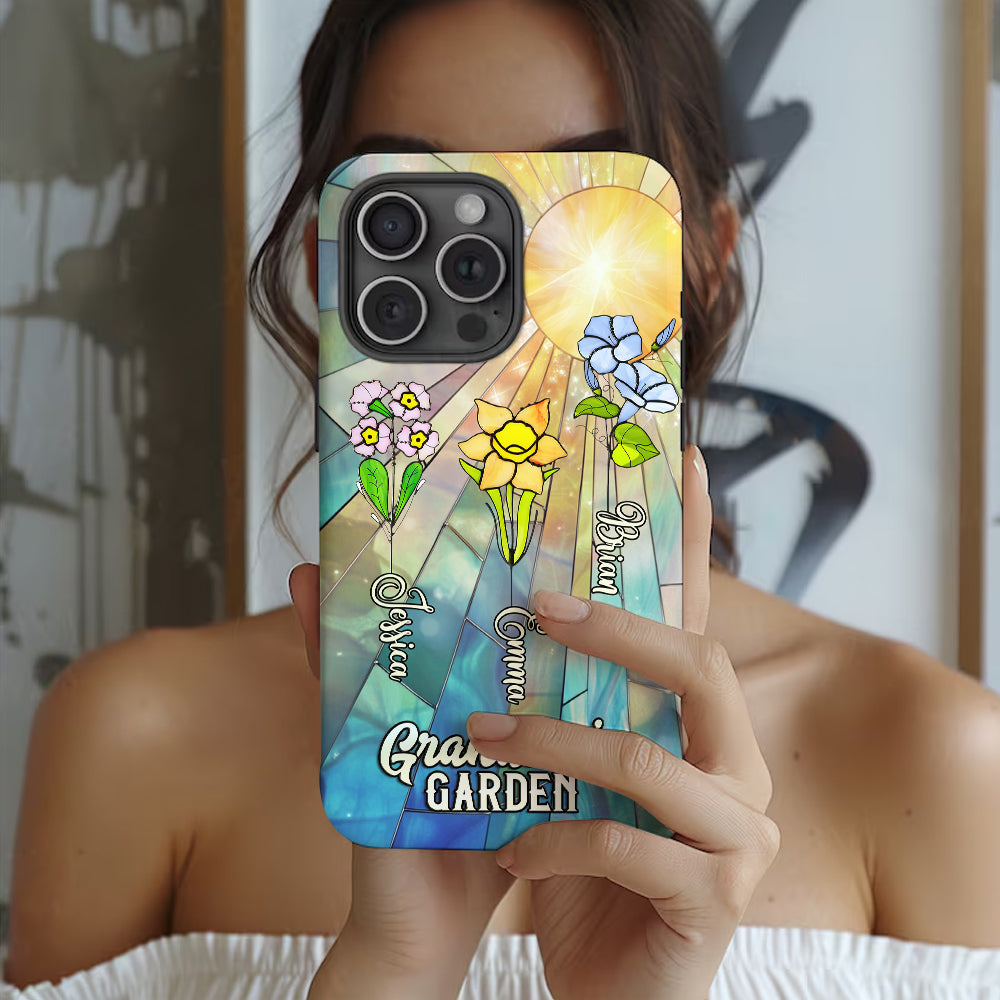 Grandma's Garden - Personalized Grandma Full Print Phone Case
