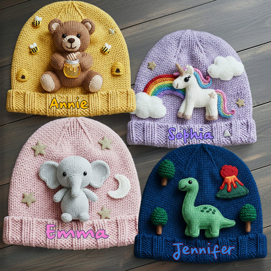 Perfect Gift For Kids - Personalized Kid Beanie Hat
