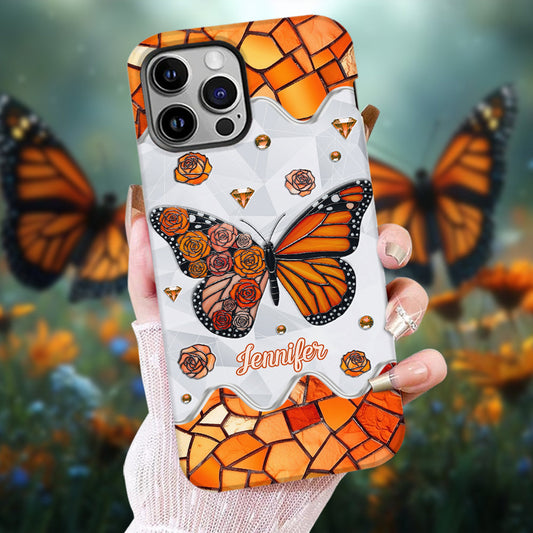 Beautiful Butterfly - Personalized Butterfly Full Print Phone Case
