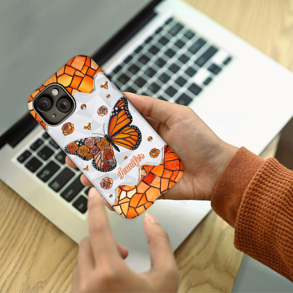 Beautiful Butterfly - Personalized Butterfly Full Print Phone Case