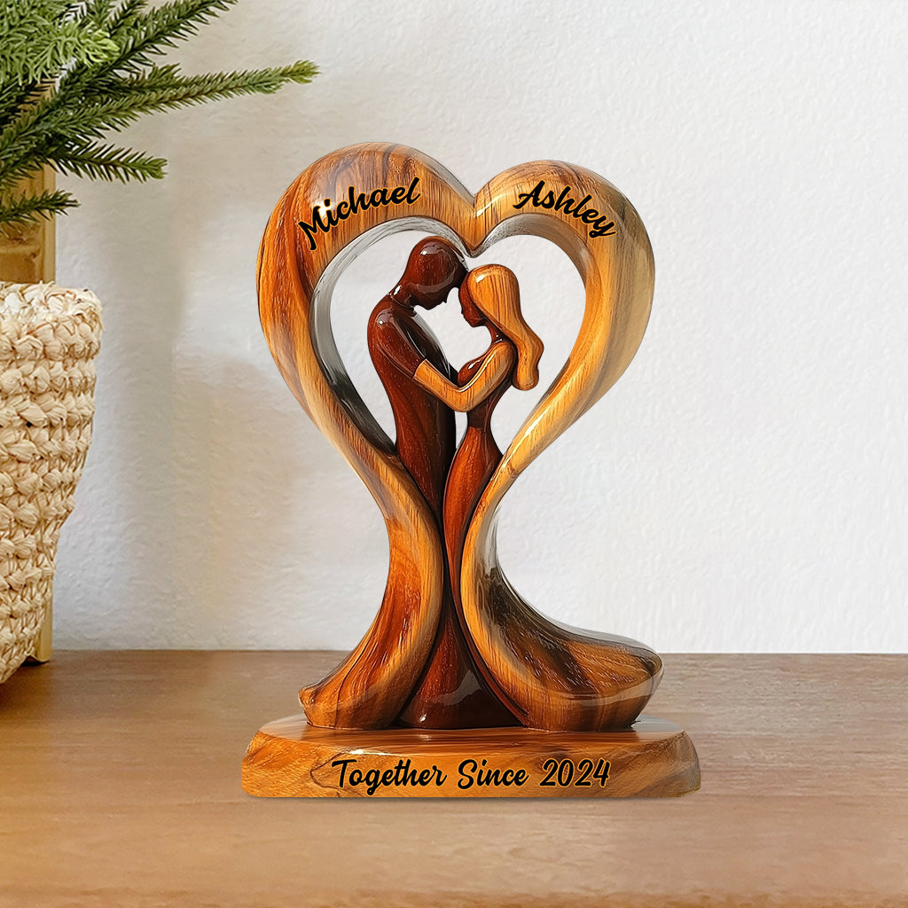 You And Me We Got This - Personalized Couple Custom Shaped Acrylic Plaque