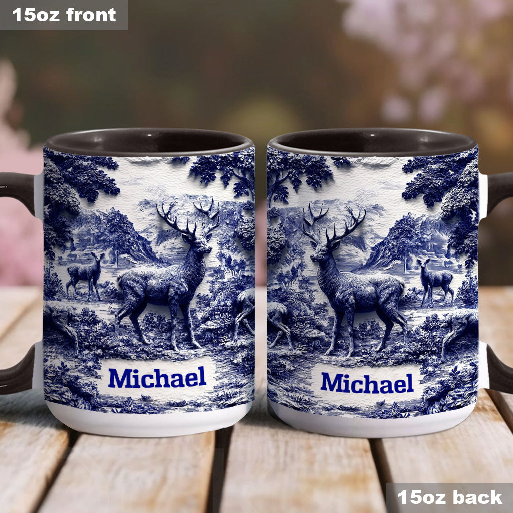 Deer Hunting - Personalized Hunting Accent Mug