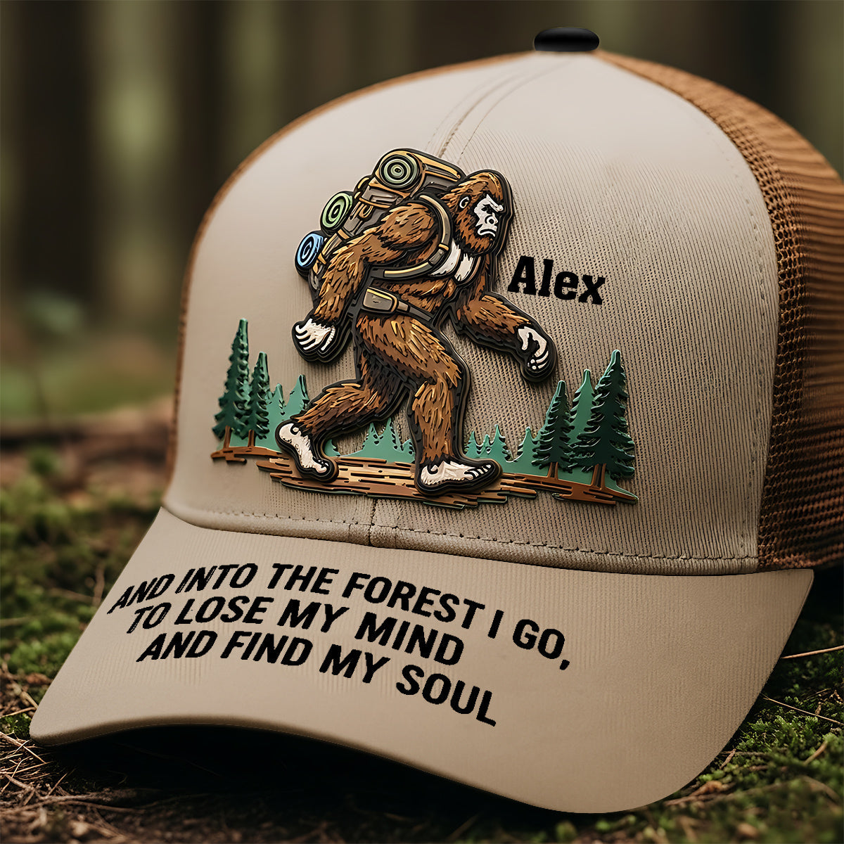 Sasquatch - Personalized Hiking Classic Cap