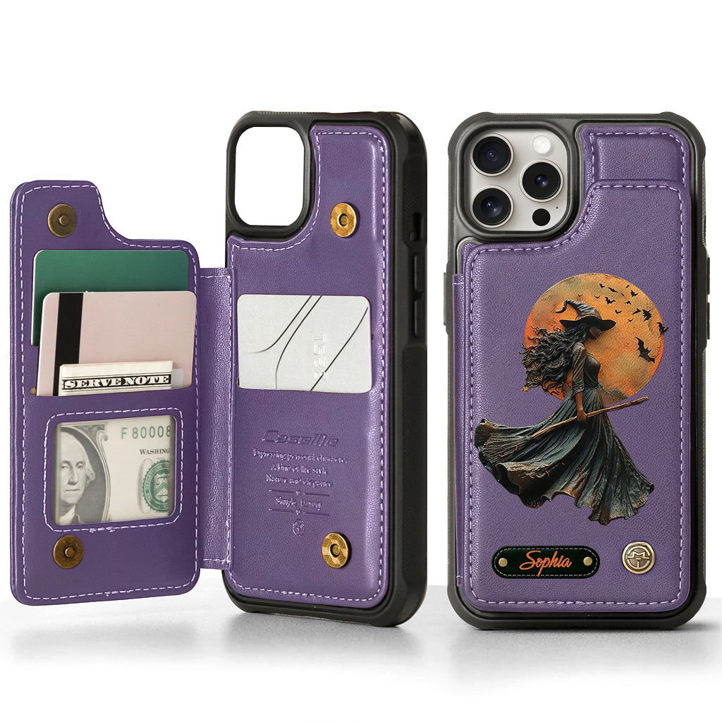 Magical Witch - Personalized Witch Wallet Phone Case