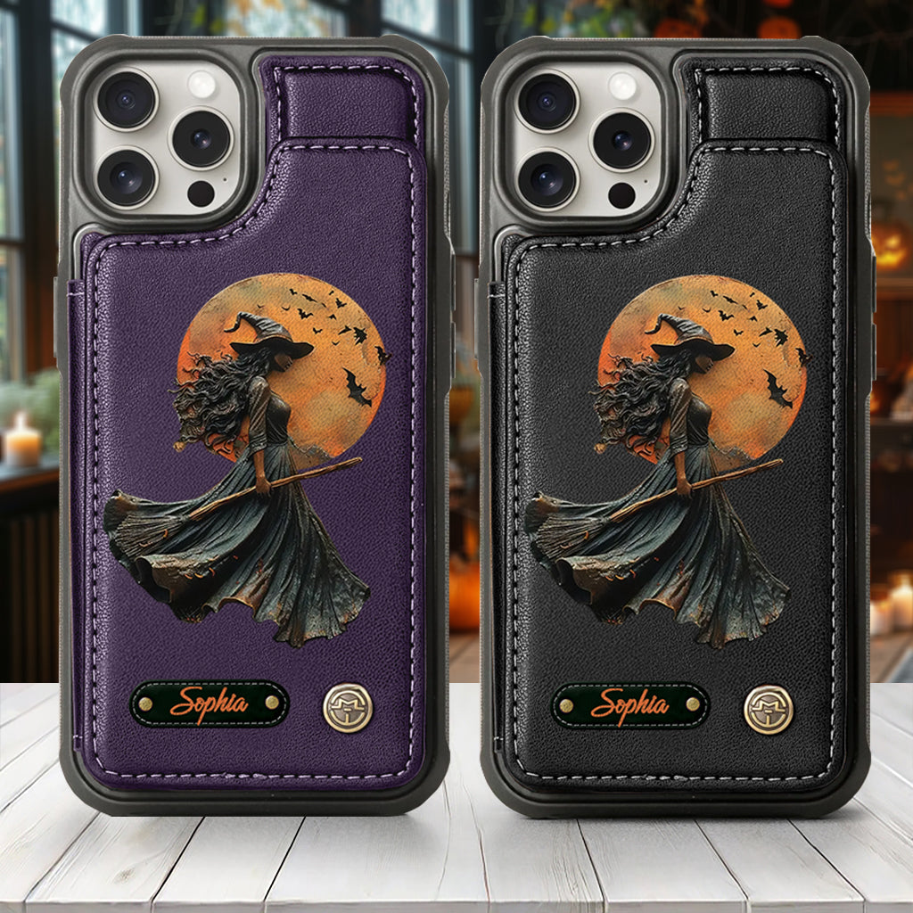 Magical Witch - Personalized Witch Wallet Phone Case