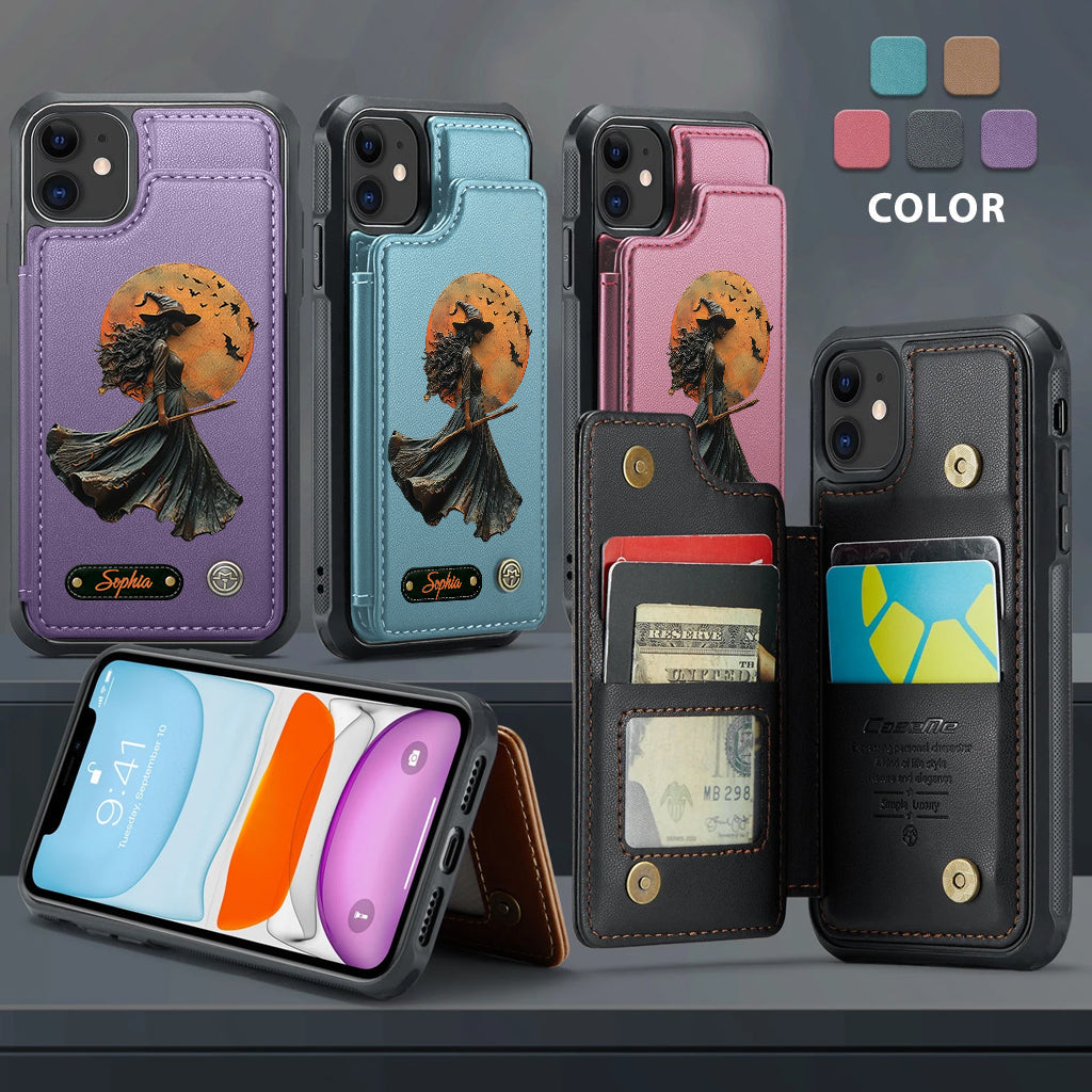 Magical Witch - Personalized Witch Wallet Phone Case