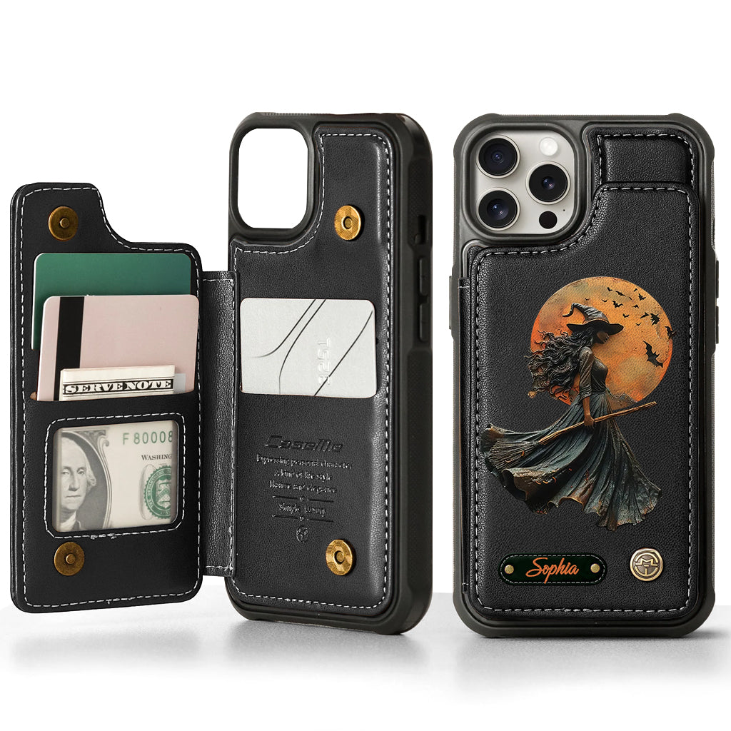 Magical Witch - Personalized Witch Wallet Phone Case
