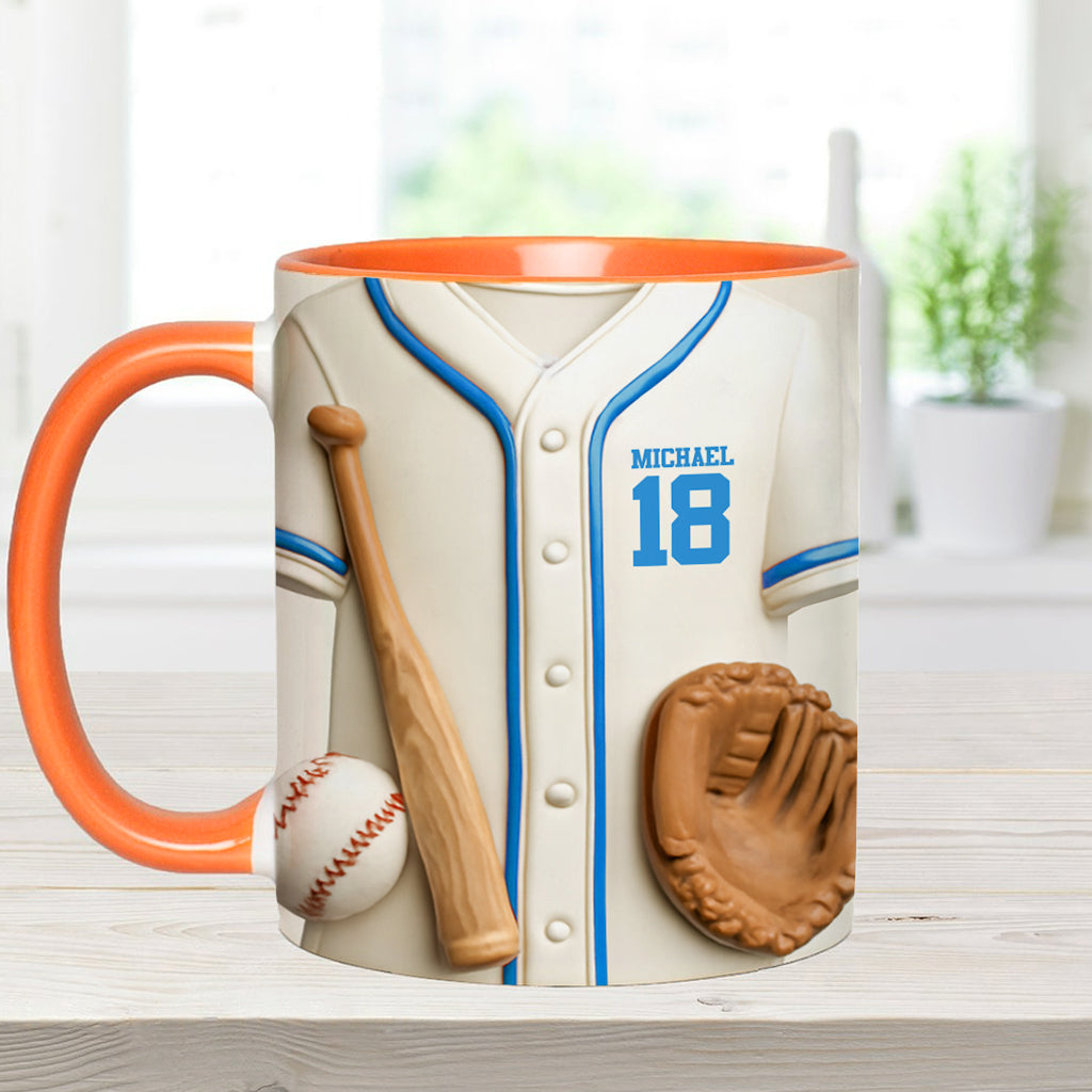 Baseball Is More Than A Game - Personalized Baseball Accent Mug