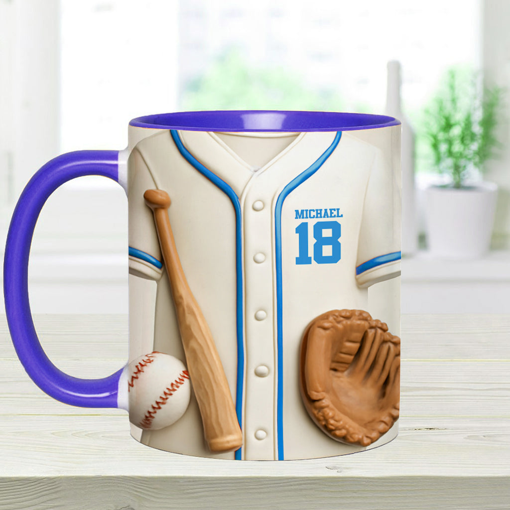 Baseball Is More Than A Game - Personalized Baseball Accent Mug