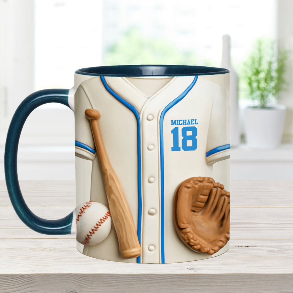 Baseball Is More Than A Game - Personalized Baseball Accent Mug