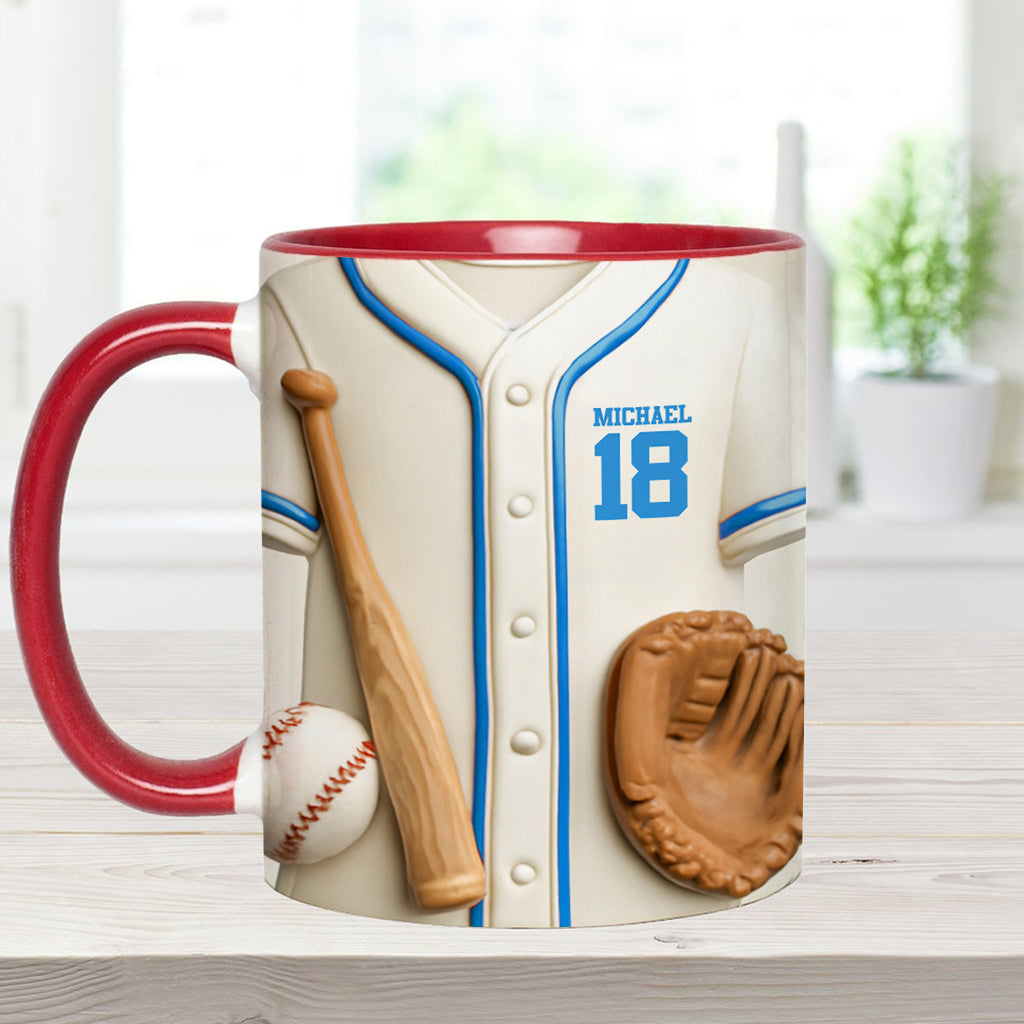Baseball Is More Than A Game - Personalized Baseball Accent Mug