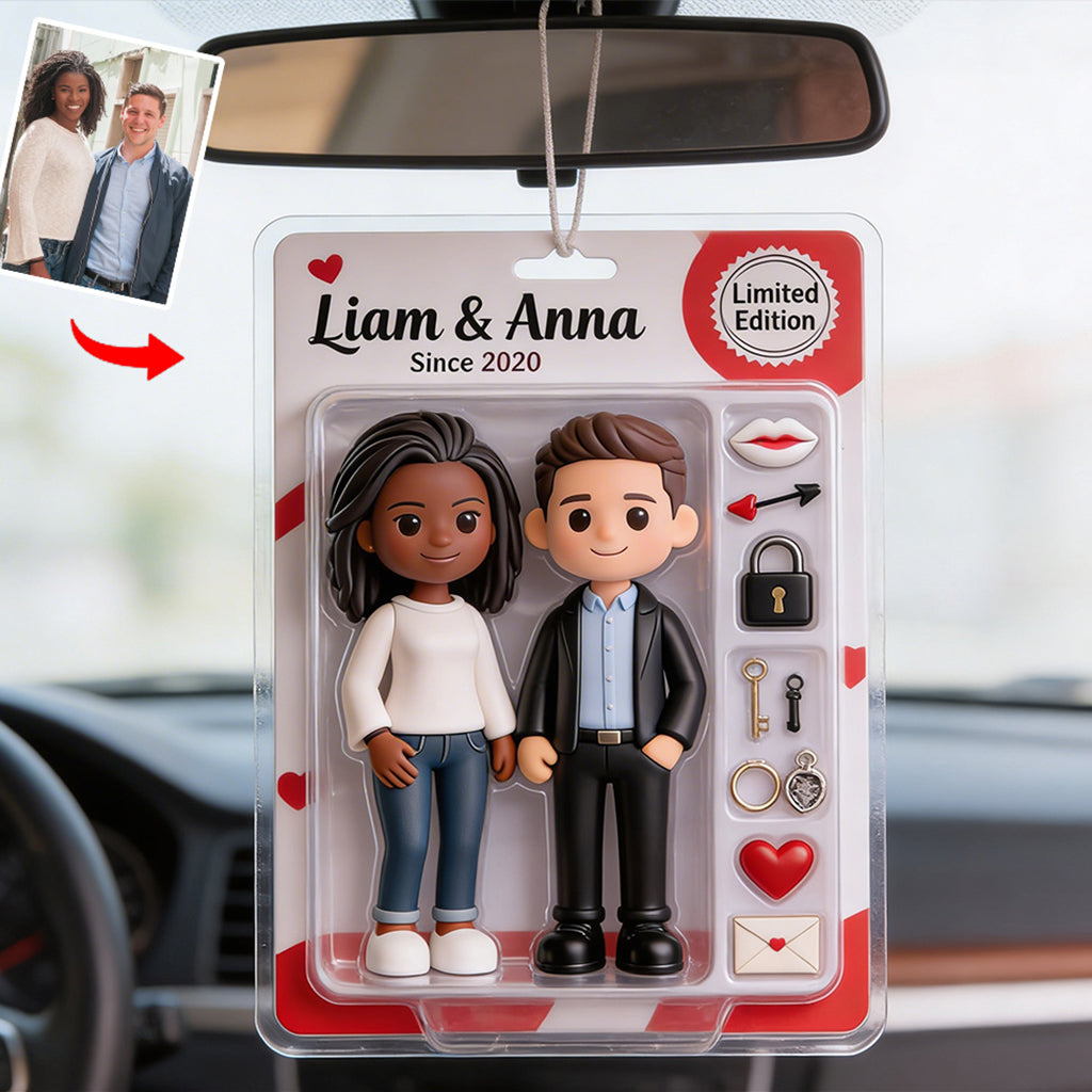 Drive Safe Custom Any Photo - Personalized Couple Car Ornament