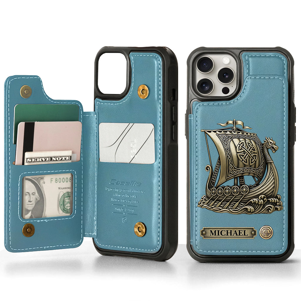 I'm A Viking - Personalized Viking Wallet Phone Case