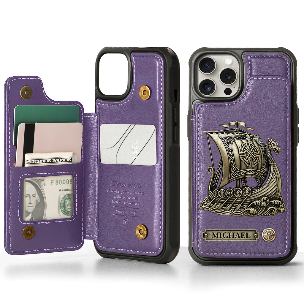 I'm A Viking - Personalized Viking Wallet Phone Case