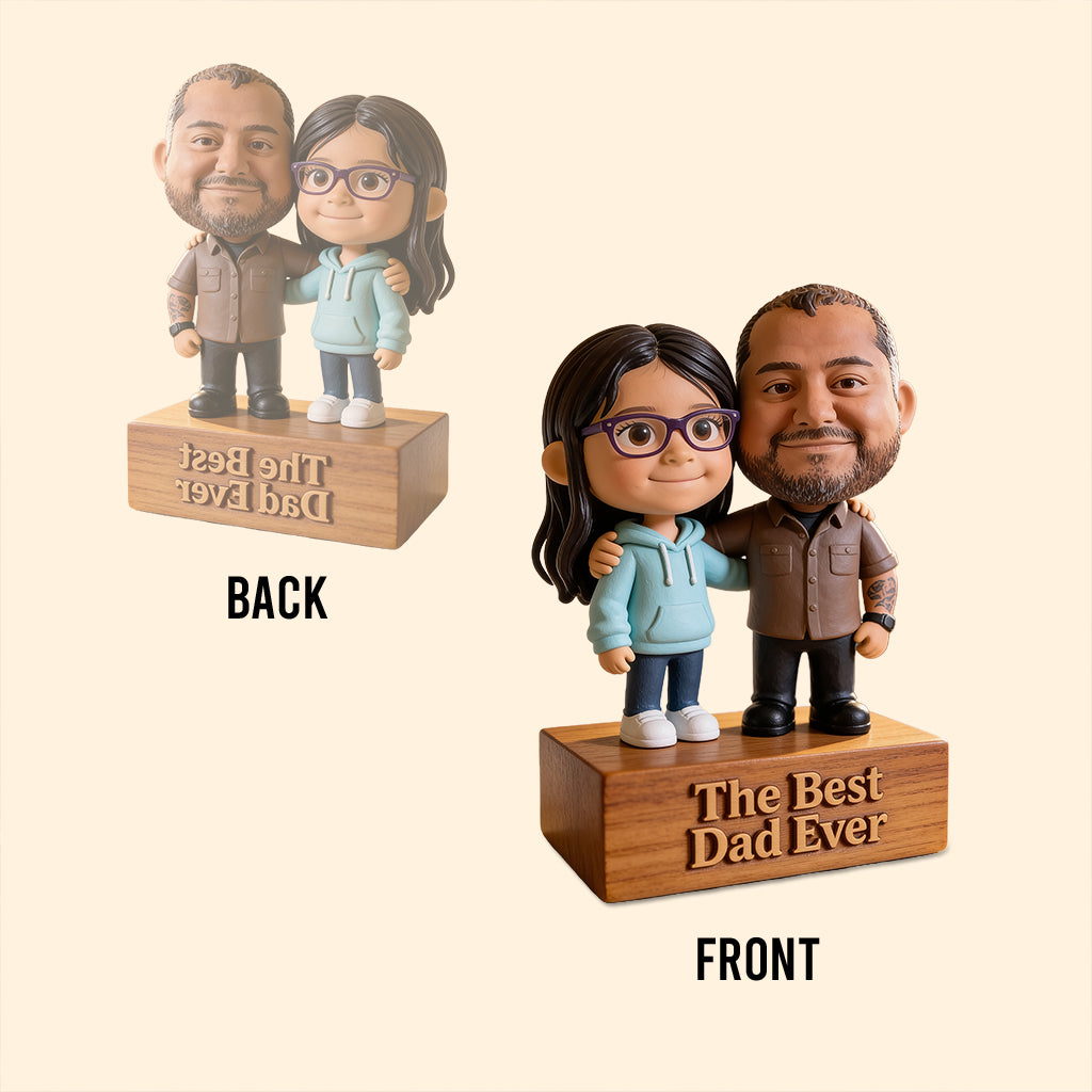 Father Gift, Funny Gift for Dad - Personalized Father Custom Shaped Acrylic Plaque