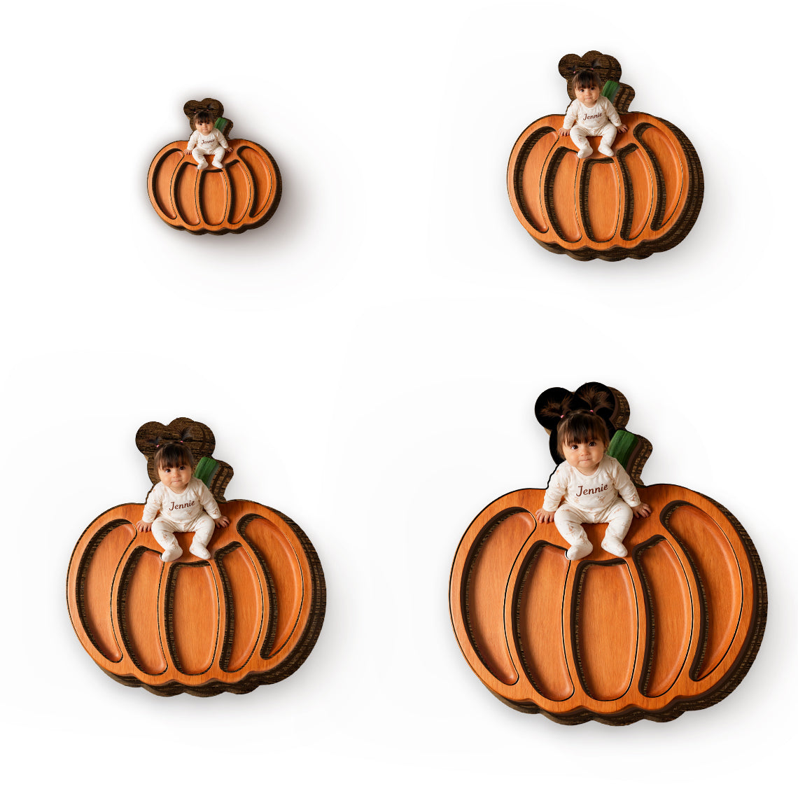 Little Pumpkin - Personalized Kid Wood Tray