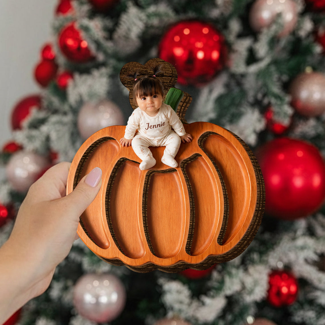 Little Pumpkin - Personalized Kid Wood Tray