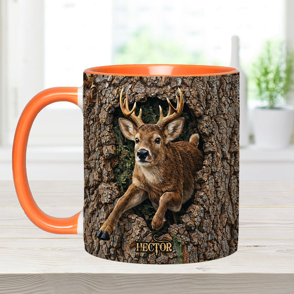 Deer Hunting, Hunter Gift - Personalized Hunting Accent Mug & Coaster