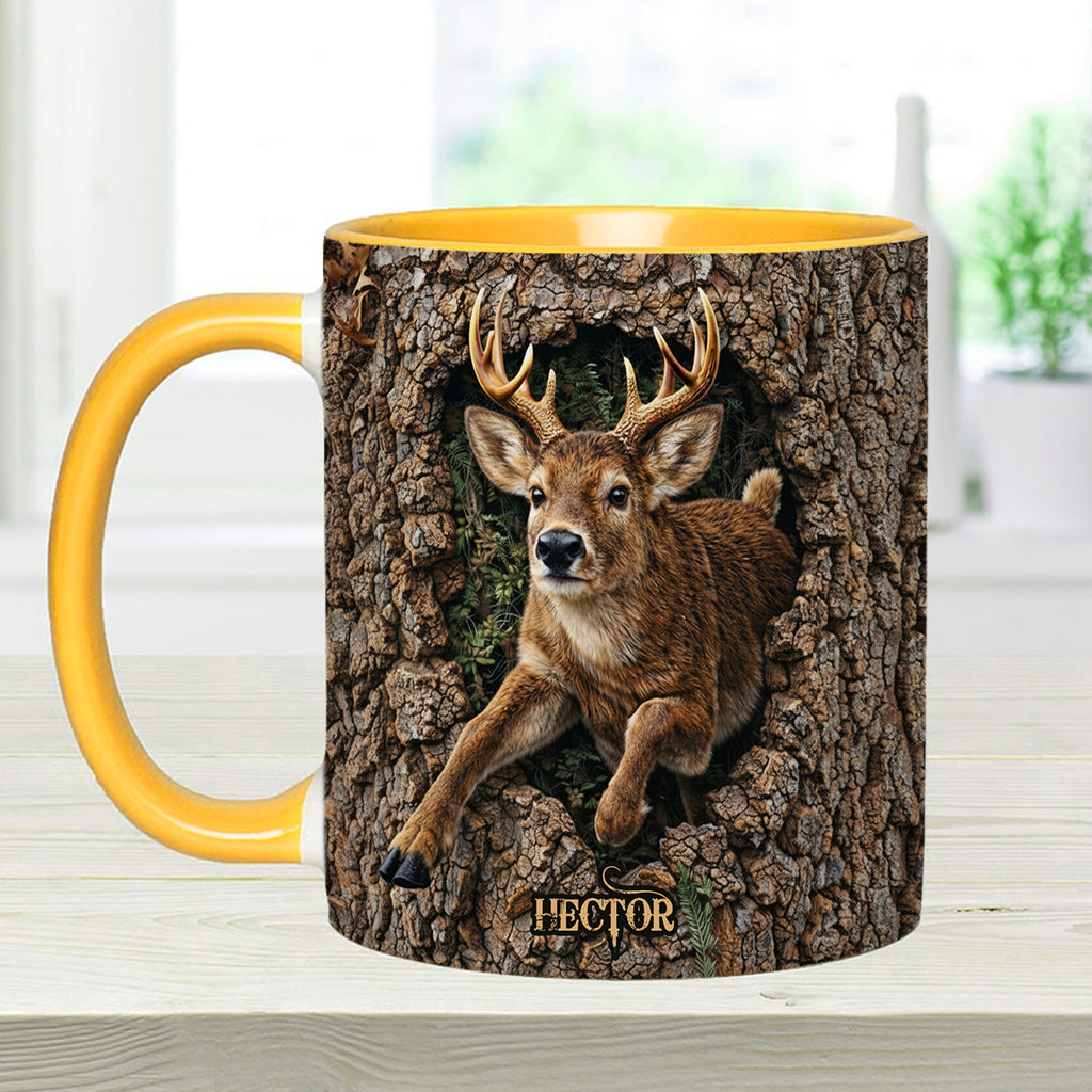 Deer Hunting, Hunter Gift - Personalized Hunting Accent Mug & Coaster