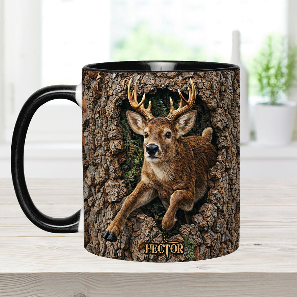 Deer Hunting, Hunter Gift - Personalized Hunting Accent Mug & Coaster