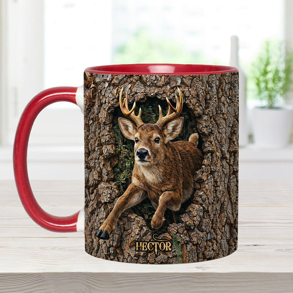 Deer Hunting, Hunter Gift - Personalized Hunting Accent Mug & Coaster