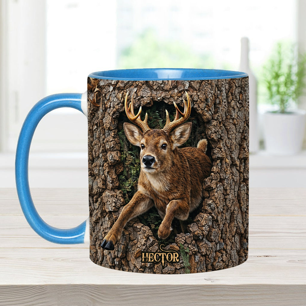 Deer Hunting, Hunter Gift - Personalized Hunting Accent Mug & Coaster