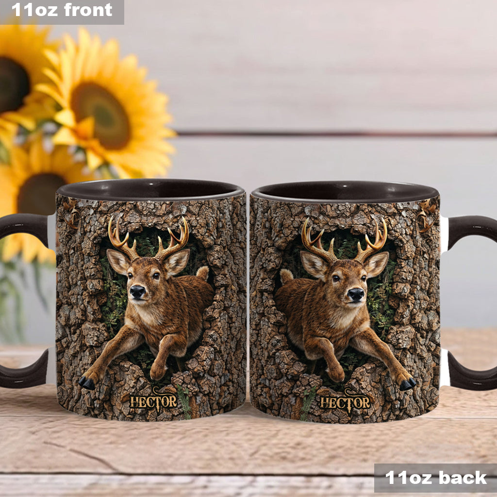 Deer Hunting, Hunter Gift - Personalized Hunting Accent Mug & Coaster