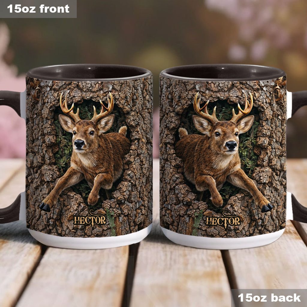 Deer Hunting, Hunter Gift - Personalized Hunting Accent Mug & Coaster