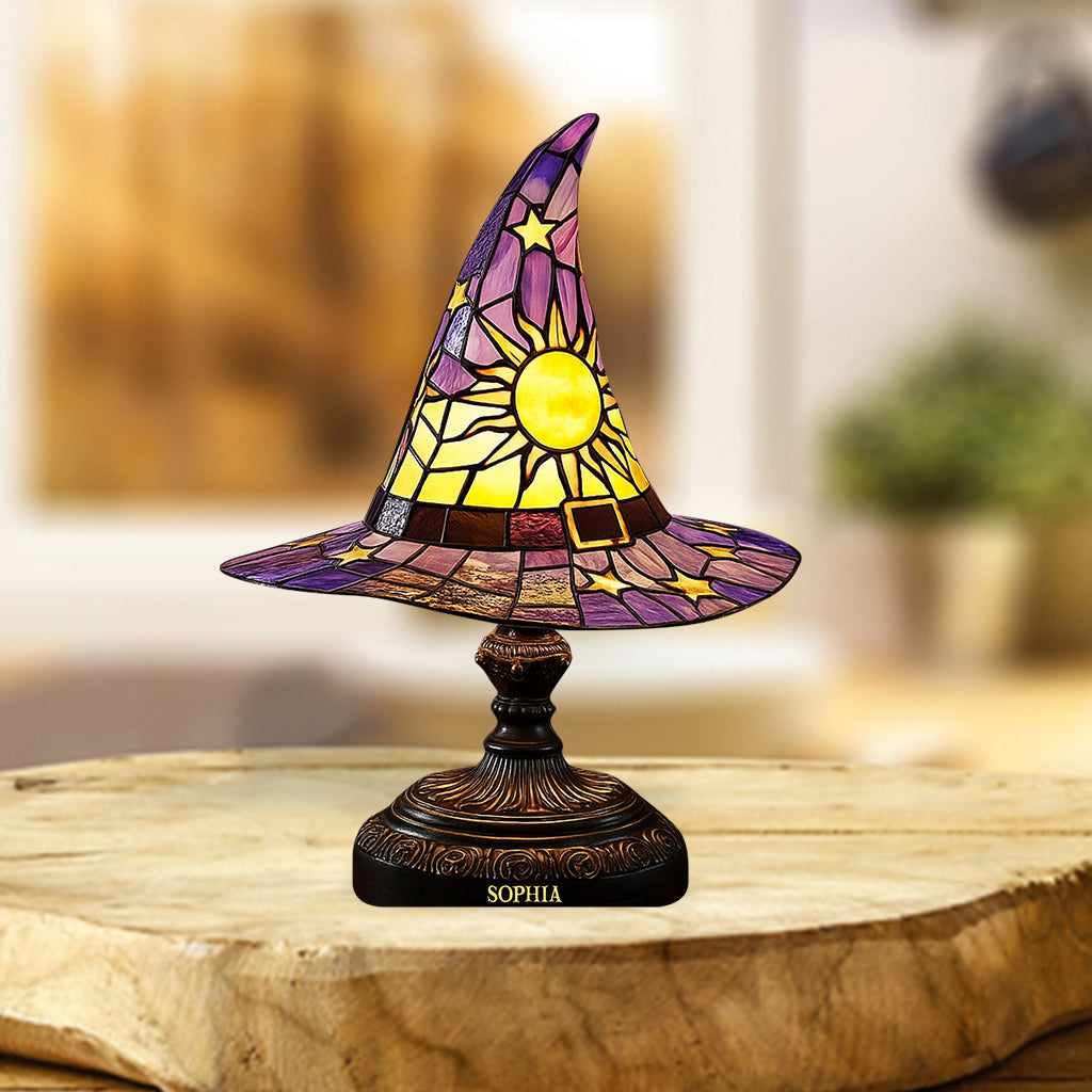 Stunning Witch Hat - Personalized Witch Custom Shaped Acrylic Plaque
