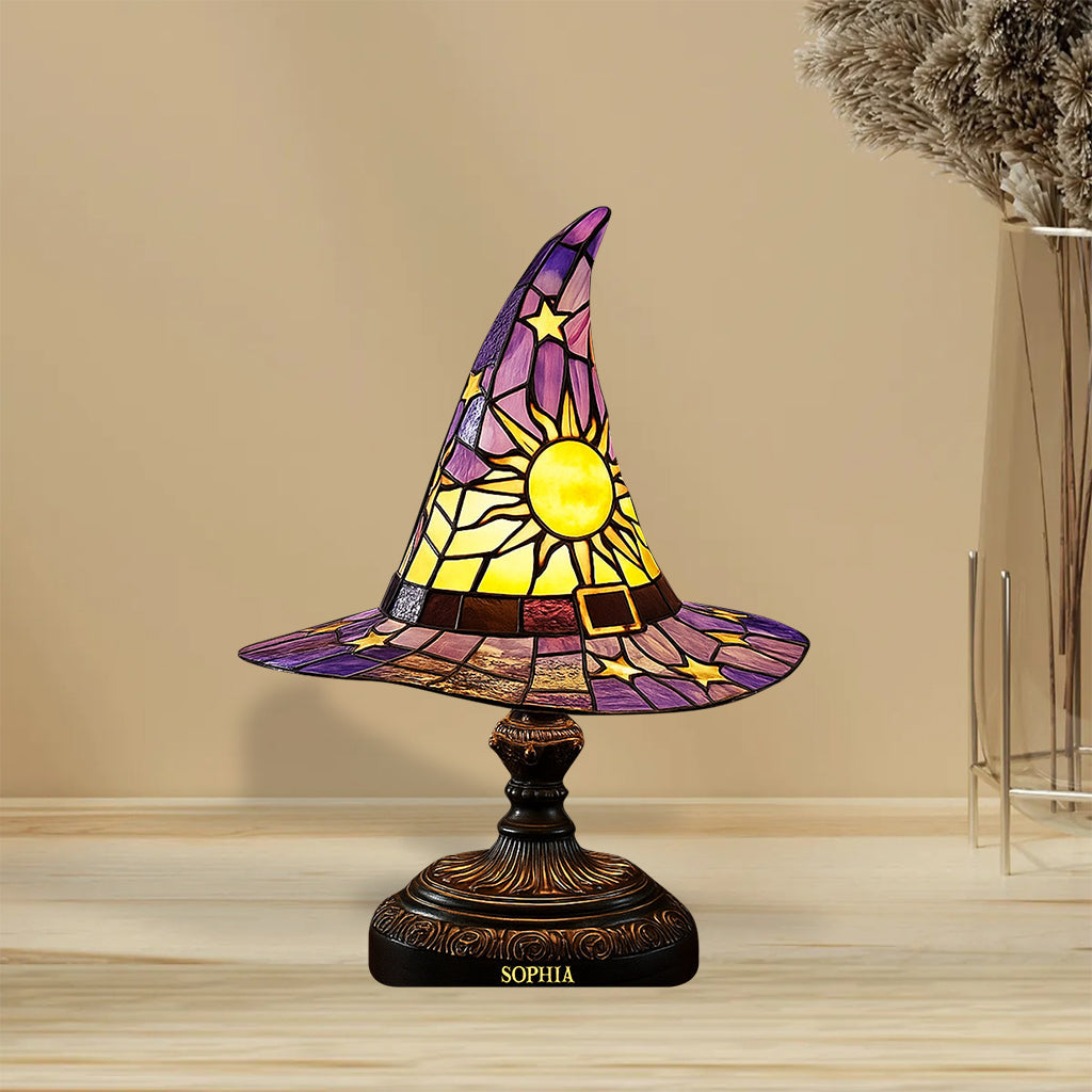 Stunning Witch Hat - Personalized Witch Custom Shaped Acrylic Plaque