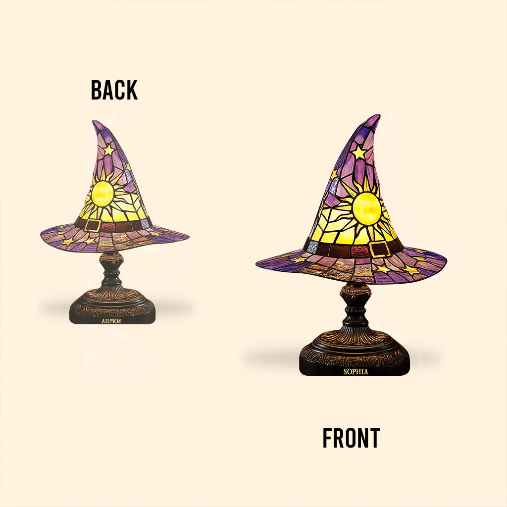 Stunning Witch Hat - Personalized Witch Custom Shaped Acrylic Plaque