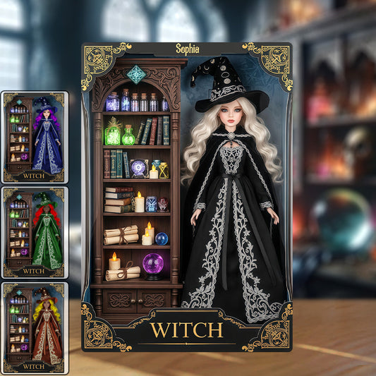 Magical Witch - Personalized Witch Custom Shaped Acrylic Plaque