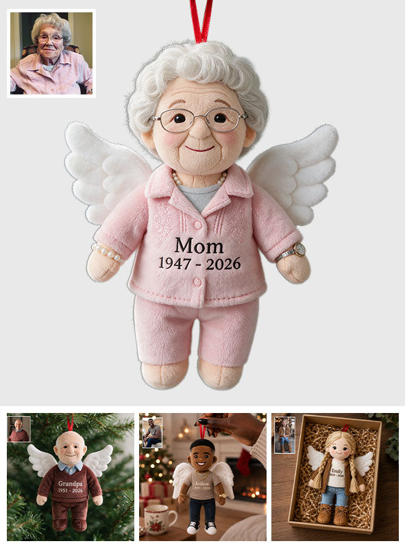 I'm Always With You - Personalized Memorial Plush Ornament